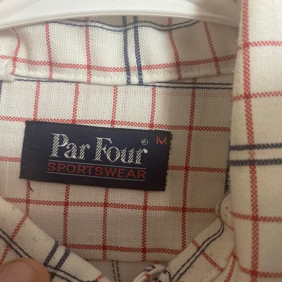 Mens Par Four button down shirt size M - Picture 3 of 4